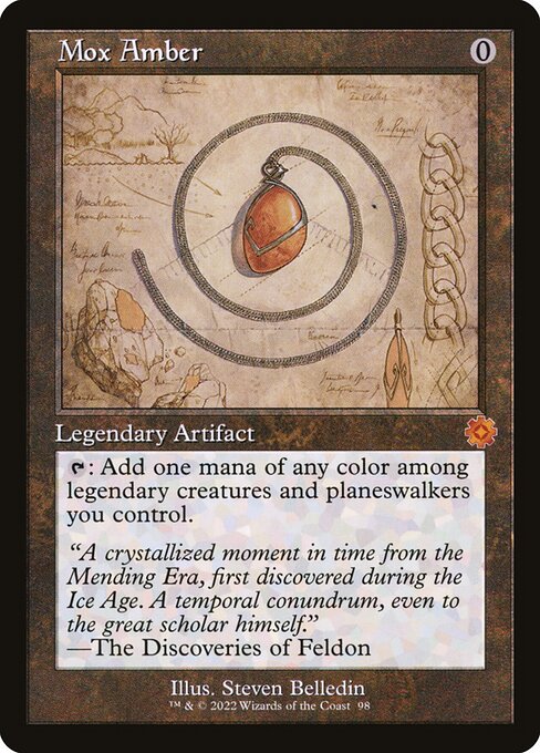 Mox Amber highlighted card art
