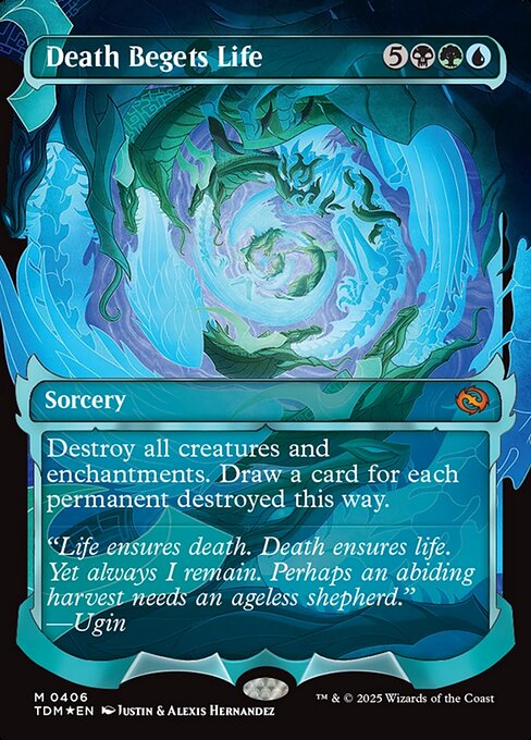 Death Begets Life highlighted card art