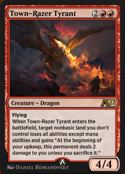 Town-Razer Tyrant highlighted card art