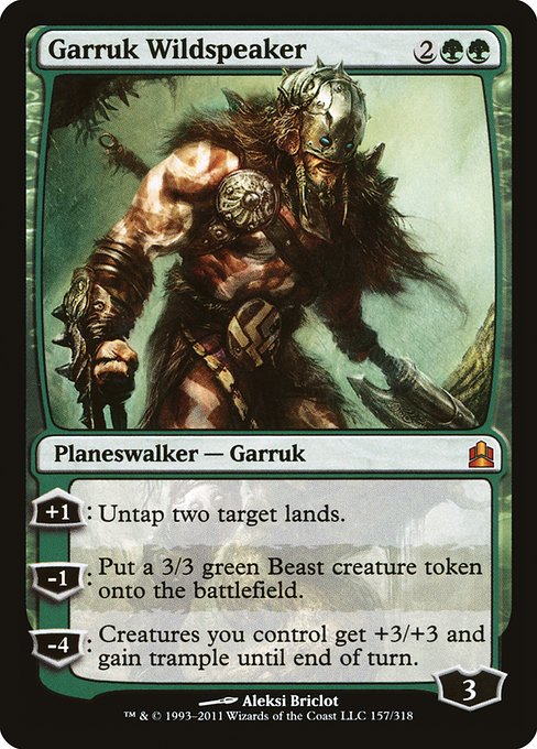 Garruk Wildspeaker from Commander 2011