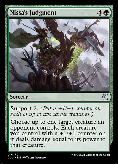 Nissa's Judgment from Ravnica: Clue Edition