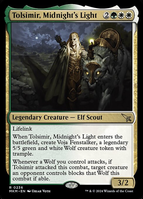 Tolsimir, Midnight's Light highlighted card art