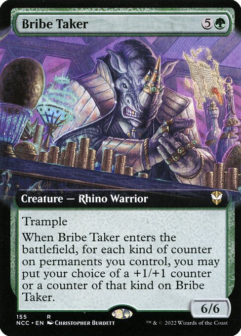 Bribe Taker highlighted card art