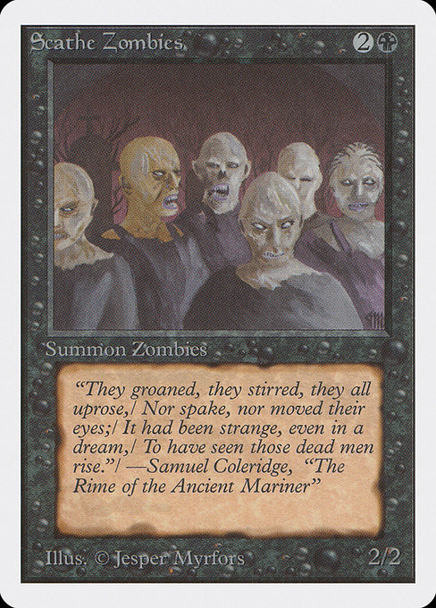 Scathe Zombies from Unlimited Edition