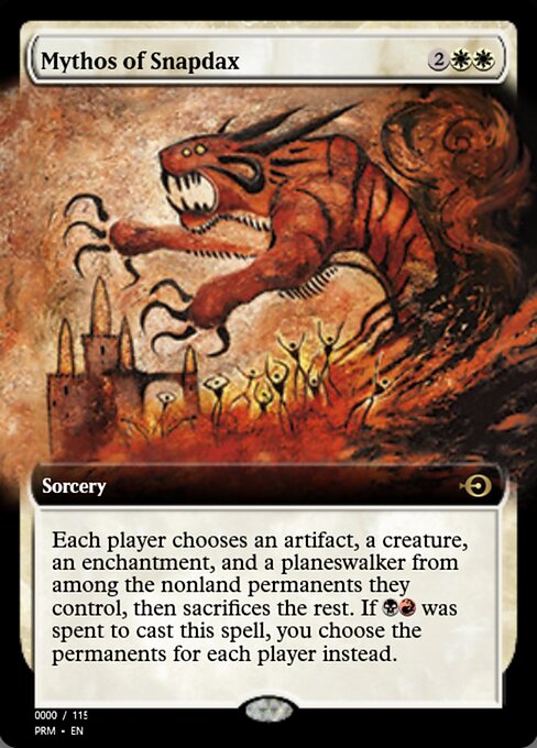 Mythos of Snapdax highlighted card art