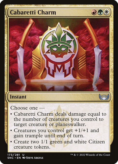 Cabaretti Charm highlighted card art