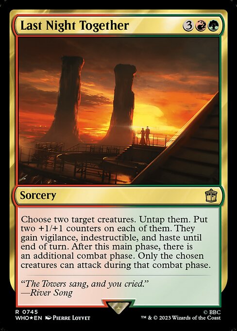 Last Night Together highlighted card art