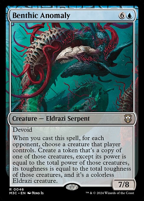 Benthic Anomaly highlighted card art
