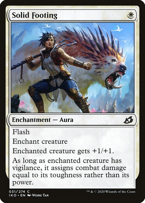 Solid Footing highlighted card art