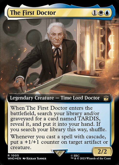 The First Doctor highlighted card art