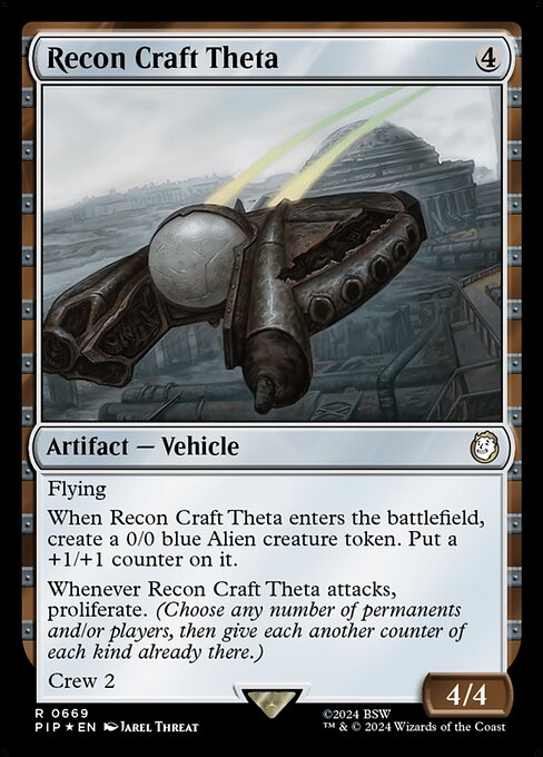 Recon Craft Theta highlighted card art