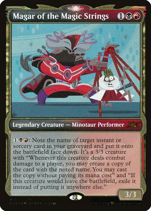 Magar of the Magic Strings highlighted card art