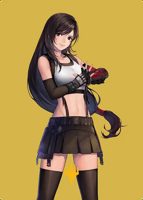 Tifa, Martial Artist // Tifa, Martial Artist highlighted card art