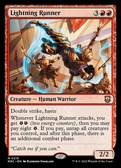 Lightning Runner from Modern Horizons 3 Commander