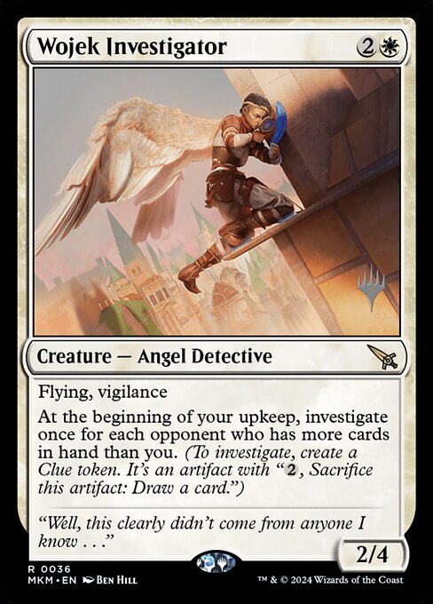 Wojek Investigator highlighted card art