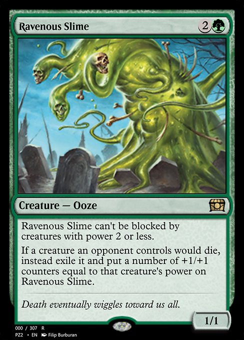 Ravenous Slime highlighted card art