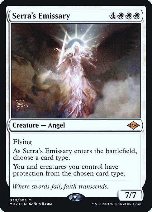 Serra's Emissary from Modern Horizons 2 Promos