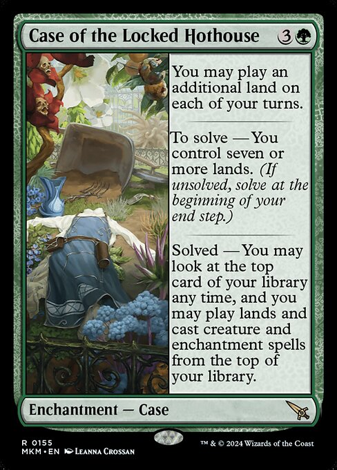 Case of the Locked Hothouse highlighted card art