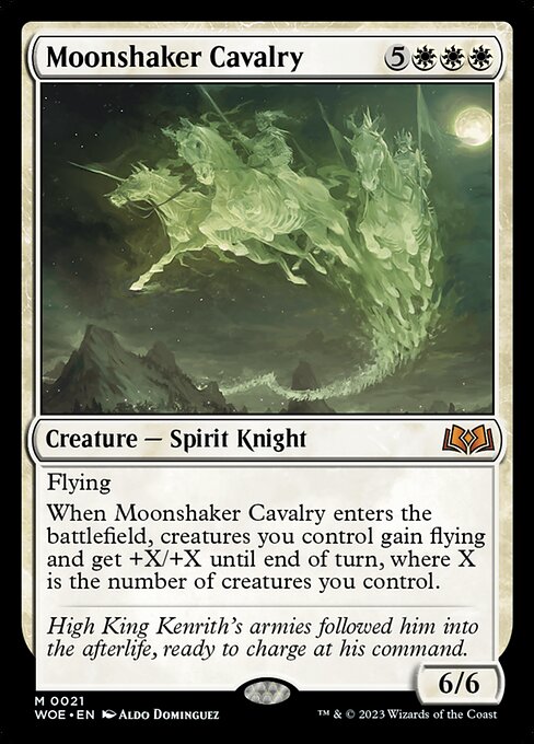 Moonshaker Cavalry from Wilds of Eldraine