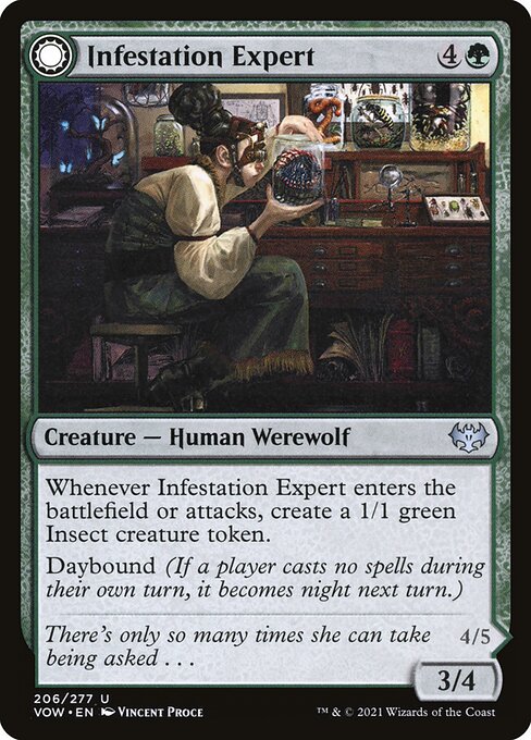 Infestation Expert // Infested Werewolf from Innistrad: Crimson Vow