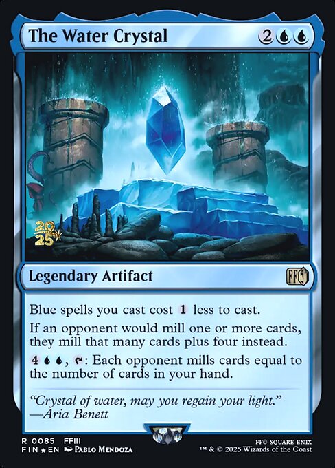 The Water Crystal highlighted card art