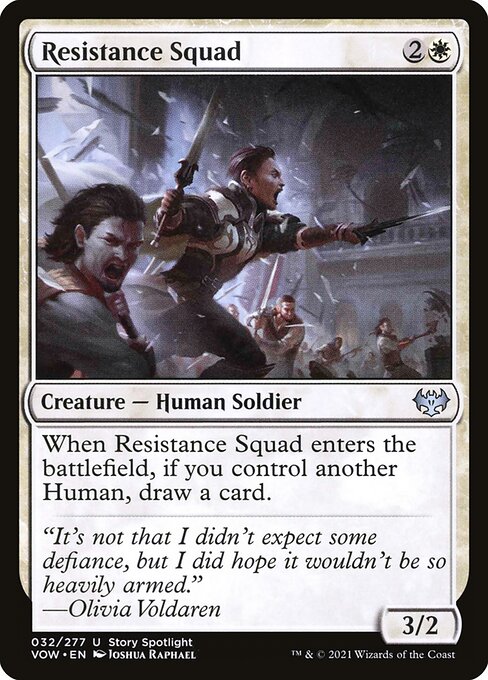 Resistance Squad from Innistrad: Crimson Vow