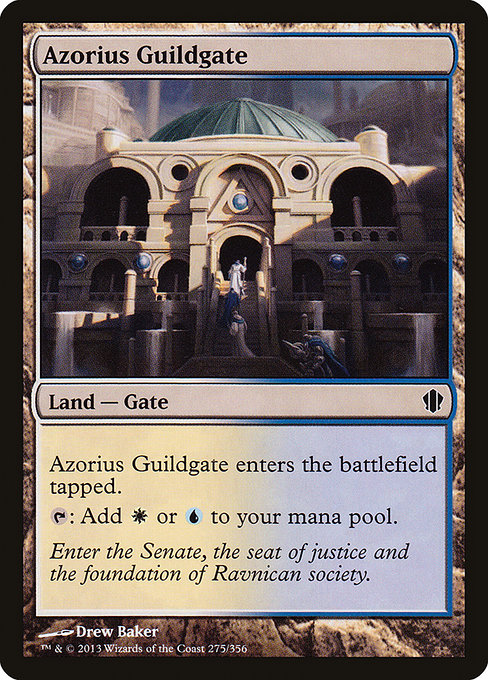 Azorius Guildgate from Commander 2013