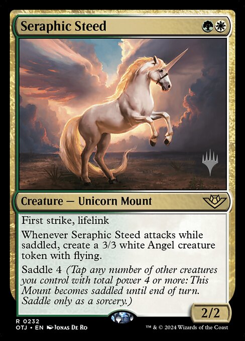 Seraphic Steed highlighted card art