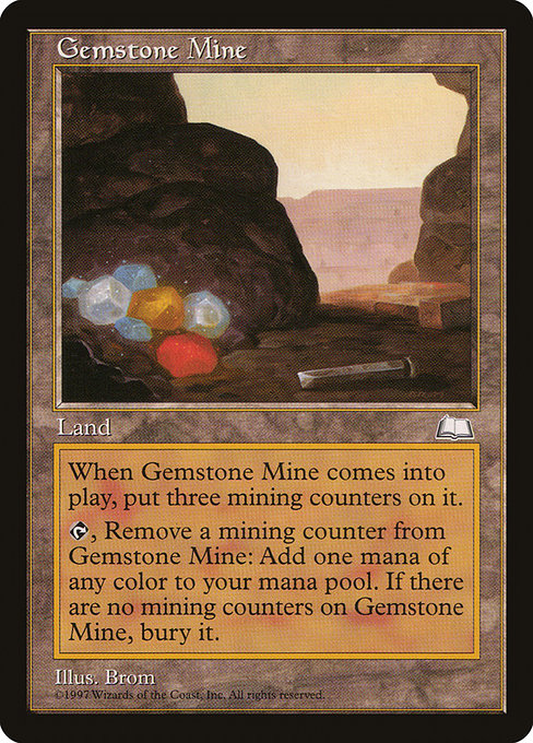 Gemstone Mine from Weatherlight