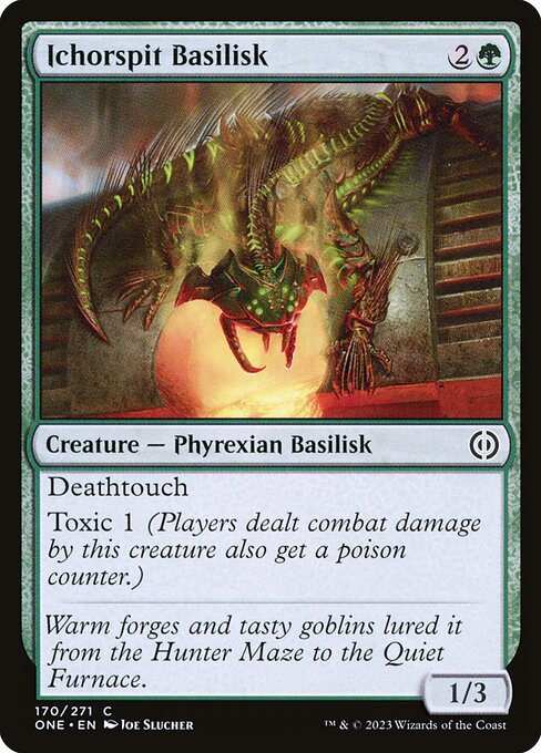 Ichorspit Basilisk highlighted card art