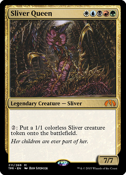 Sliver Queen highlighted card art