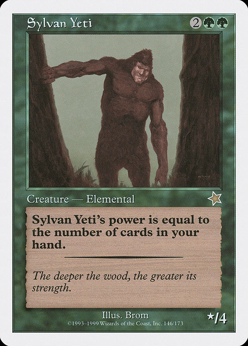 Sylvan Yeti highlighted card art