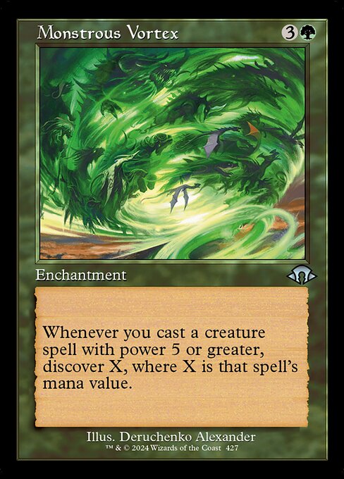 Monstrous Vortex highlighted card art