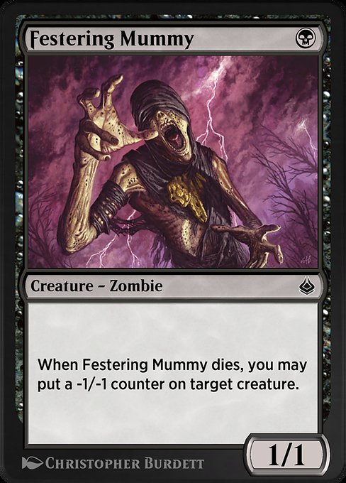 Festering Mummy highlighted card art