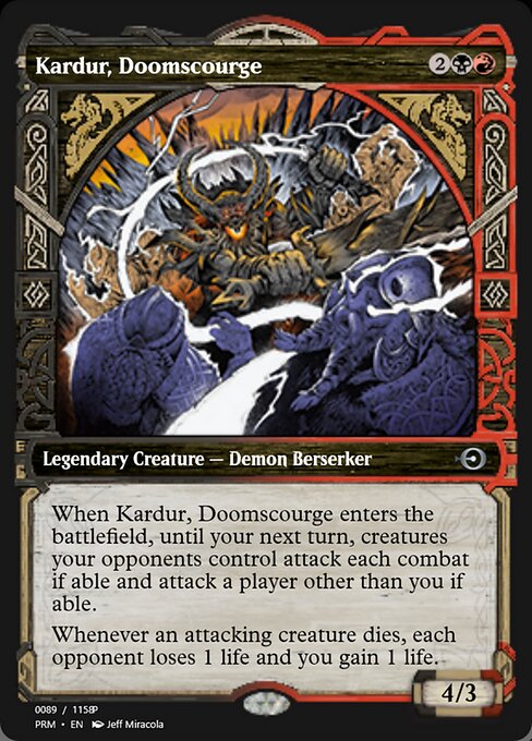 Kardur, Doomscourge from Magic Online Promos
