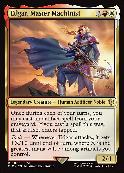 Edgar, Master Machinist highlighted card art