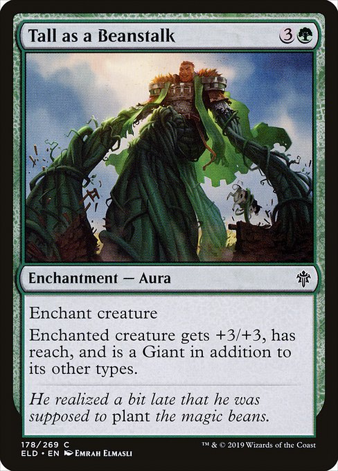 Tall as a Beanstalk highlighted card art