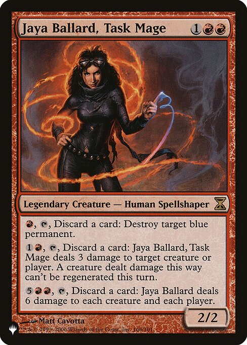 Jaya Ballard, Task Mage highlighted card art