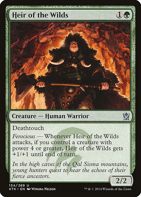Heir of the Wilds from Khans of Tarkir