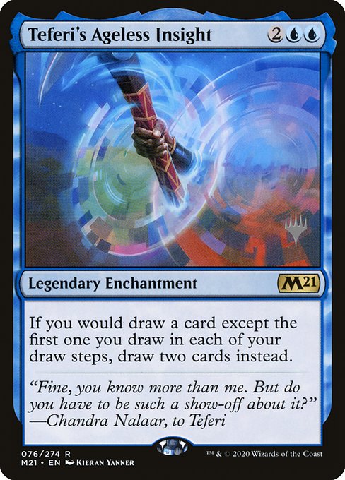 Teferi's Ageless Insight from Core Set 2021 Promos