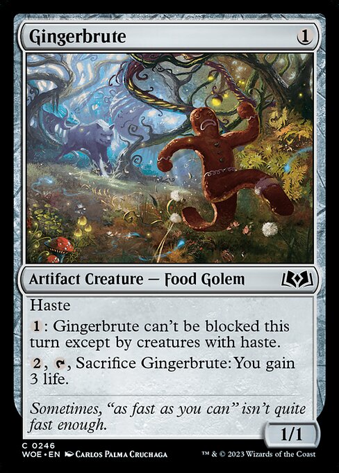 Gingerbrute from Wilds of Eldraine
