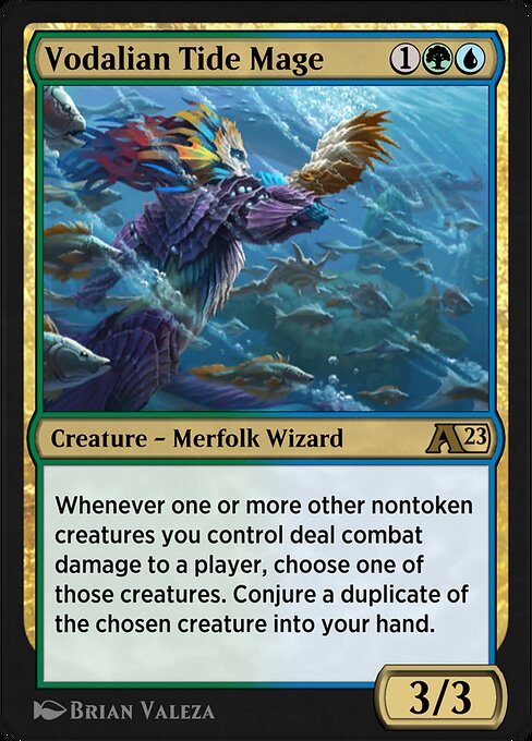 Vodalian Tide Mage highlighted card art