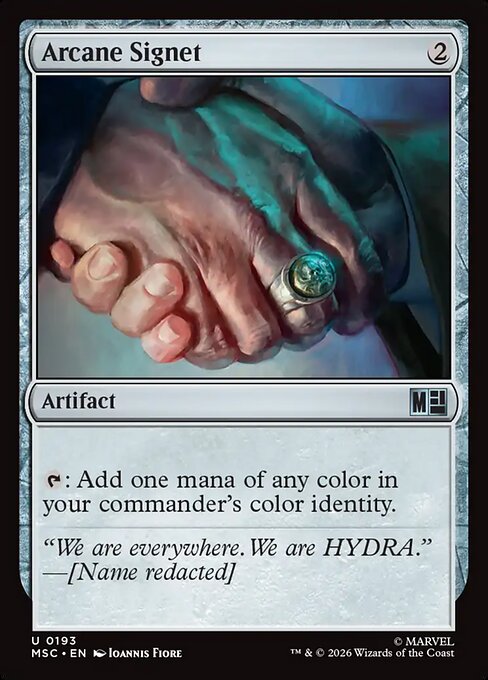 Arcane Signet from Marvel Super Heroes Commander