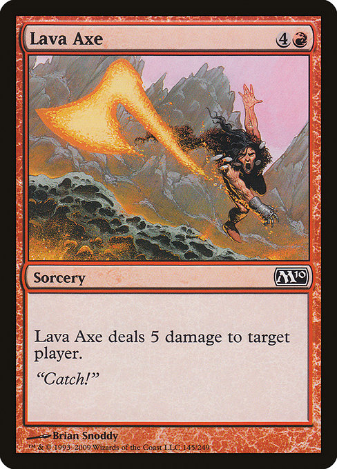 Lava Axe from Magic 2010