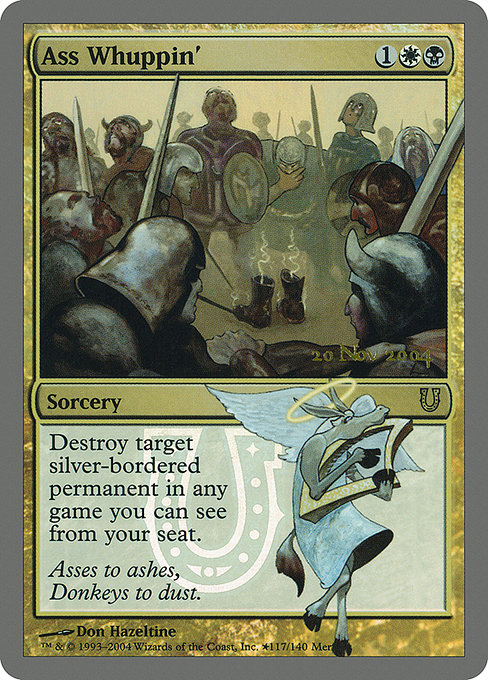 Ass Whuppin' highlighted card art