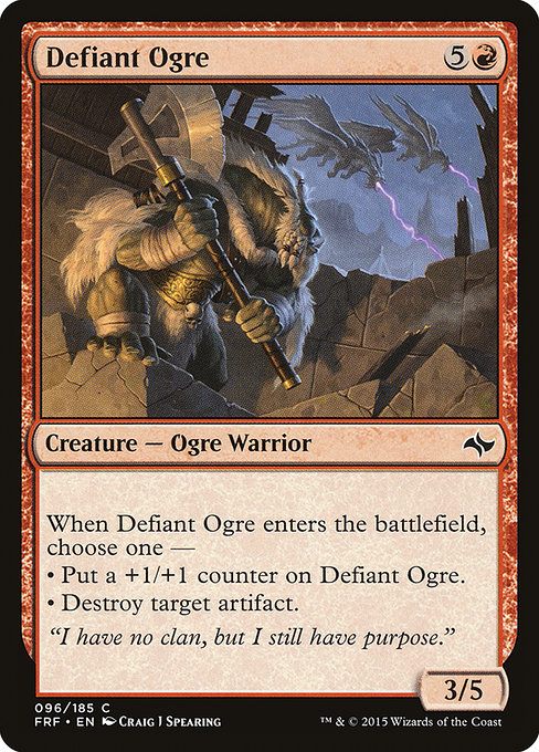 Defiant Ogre from Fate Reforged