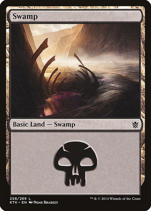 Swamp from Khans of Tarkir