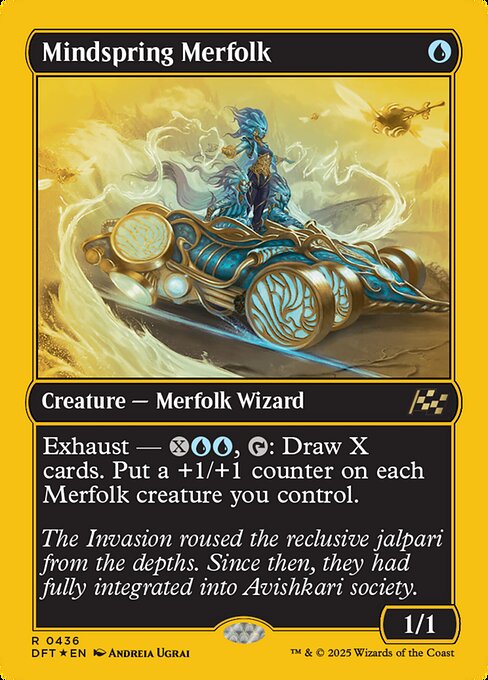 Mindspring Merfolk highlighted card art
