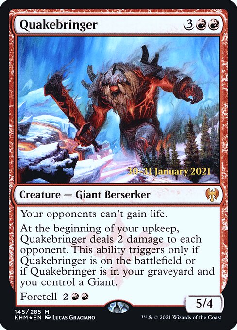 Quakebringer from Kaldheim Promos