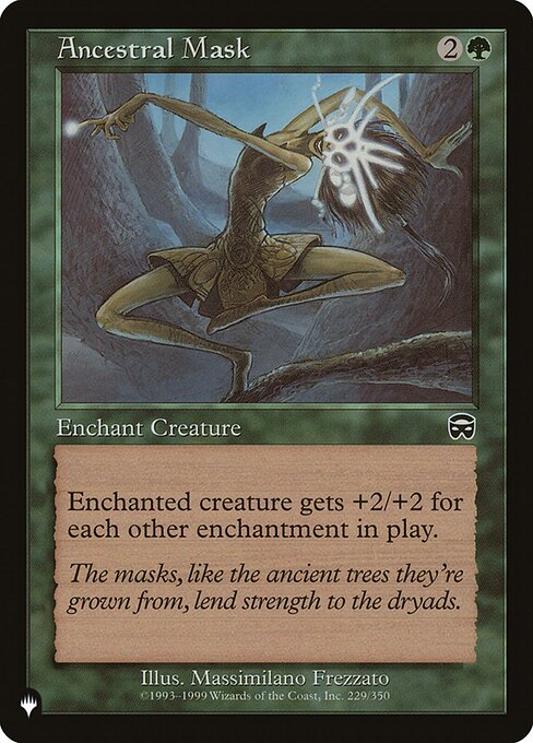 Ancestral Mask highlighted card art